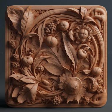 Patterns and decorations stl Campion 1 3d model